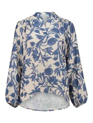 Zabaione - Blouse Lu44z denim - Gr. - S