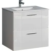 welltime Waschtisch Prag (1-St), Badmöbel inkl. Waschbecken, Breite 60cm