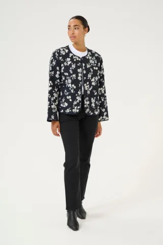 Jacke Loose fit Marine Flower marine