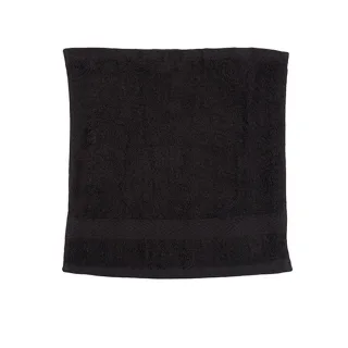 Towel City - Gesichtshandtuch "Luxury" (Schwarz)