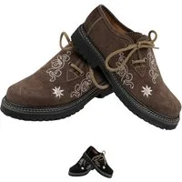 German Wear D-Haferl-1 Haferlschuh Damen Haferlschuhe Trachtenschuhe für Trachten lederhosen