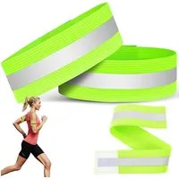VERK GROUP Reflektorband Reflektorband Reflektierend Leuchtband Armband, Reflektor, Sicherheit, Joggen, Set