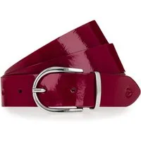 Tamaris Ledergürtel "Ellen Silver" (1-St) 3 cm breit, mit Crasheffekt, klassische Dornschnalle