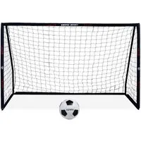 CCLIFE Fußballtor Fussballtor Outdoor mit Fußball für Erwachsene Kinder, B×L×H:85×160×240cm mit Torwand und Fußball