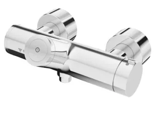 Schell Aufputz-Duscharmatur VITUS VD-C-T/u Anschl. unten,Therm., CVD, SWS,TD, chrom, 002170699 002170699
