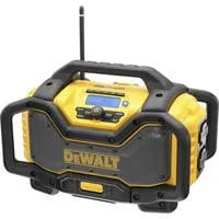Akku- und Netz-Radio DCR027-QW, Baustellenradio gelb/schwarz, UKW, DAB+, AUX, Bluetooth