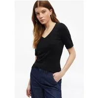 s.Oliver Kurzarmshirt T-Shirt Elastisches T-Shirt im Slim Fit