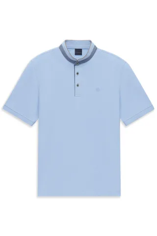 bugatti - Herren Polo 1/2 Arm hellblau - Gr. - XXL