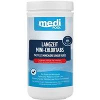 POWERHAUS24 Poolpflege mediPOOL Langzeit MiniChlorTabs 1 kg, (Spar-Set)