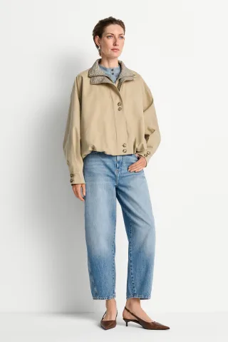 Rich & Royal - Barrel Sustainable Cotton Cloud Bleach denim blue - Gr. - 32