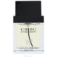 Carolina Herrera Eau de Toilette Chic for Men, Glasflakon, Parfüm EDT, Herrenduft