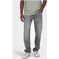 ONLY & SONS Regular-fit-Jeans ONSEDGE STRAIGHT BROMO 0017 DOT DNM NOOS