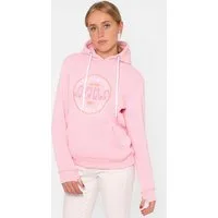Zwillingsherz Hoodie "Cat Mom" mit aufgesticktem Katzenmotiv und Kontrastnähten