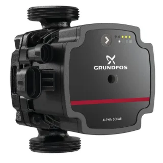 Grundfos Alpha Solar Primärpumpe 98989299 25-75, Baulänge 130 mm, PN10, 230 V