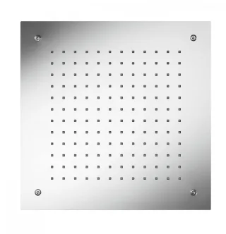 Herzbach LED-Deckeneinbaubrause 380mm x 380mm , Regen poliert , 11.603800.2.01 11.603800.2.01
