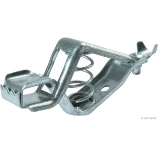 Elparts Batterieladezange bis 25A L?nge 78mm Stahlblech verzinkt