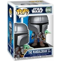 Funko Sammelfigur POP figure Star Wars Mandalorian & Grogu - The Mandalorian with Grogu