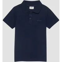 s.Oliver Kurzarmshirt Polo-Shirt Poloshirt aus Baumwoll-Piqué
