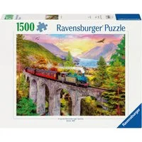Ravensburger Puzzle Zugfahrt im Herbst, 1500 Puzzleteile, Made in Germany