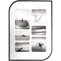 K&L Wall Art Bilderrahmen Collage große Fotorahmen gerahmt Aluminiumrahmen moderne Metall Bilderrahmen, Passe Partout Fotogallerie für die Wand