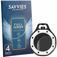 Savvies Displayschutzfolie Fullscreen Schutzfolie für Audemars Piguet x Swatch Royal Pop, 4 Stück, Displayschutz Folie Fullcover Klar Transparent