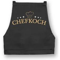 Youth Designz Grillschürze Herren Schürze Chefkoch Print Kochschürze Statement Geschenk Männer, mit lustigem Spruch & Logo Aufdruck