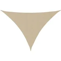 vidaXL Sonnensegel Sonnensegel Oxford-Gewebe Dreieckig 3x4x5 m Beige, (1-tlg)