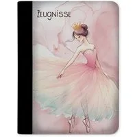 CreaDesign Schreibmappe Kinder Zeugnismappe, Dokumentenmappe, Ordner A4, Ballerina (1-St)