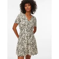 Vero Moda Minikleid VMKORA S/S SHORT DRESS WVN BTQ Viskose