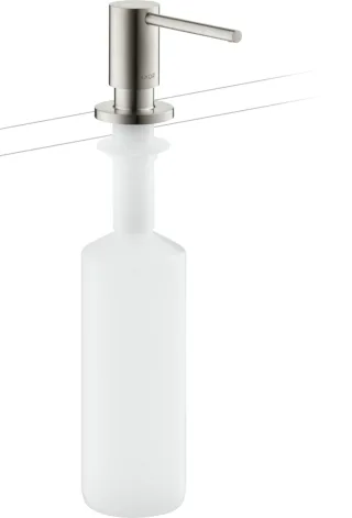 Hansgrohe Spülmittelspender Axor Uno edelstahl-optik, 42818800 42818800