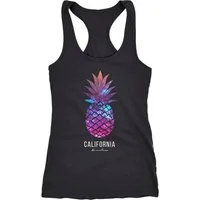 Neverless Tanktop Damen Tank-Top Ananas Galaxy Galaxie Wasser Ozean Racerback Neverless®