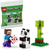 LEGO® LEGO® 30672 Minecraft - Steve mit Baby-Panda (Recruitment Bag) Konstruktions-Spielset