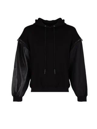 Les Hommes Sweatshirt Detachable Herren schwarz