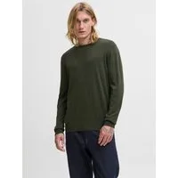 Jack & Jones Rundhalspullover JJEEMIL KNIT CREW NECK NOOS Baumwollmischung, regular fit