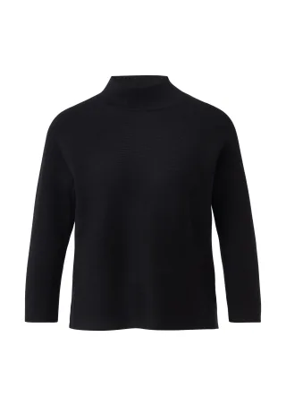 comma - Strickpullover schwarz - Gr. - 34