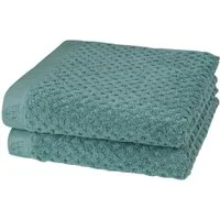 ROSS Handtücher Harmony, Frottier (Packung, 2-St), 100 % Baumwolle, Hoch Tief Struktur, viele Farben