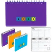 Herlitz Schreibtischkalender Mini Protect 2027 lila