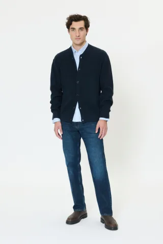 Strickjacke MAcardio Strickjacke Gerade Passform