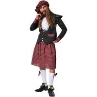 dressforfun Kostüm Herrenkostüm Vornehmer Schotte, Edles Schottenkostüm