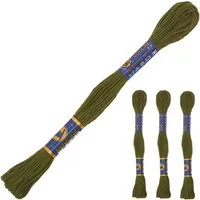 maDDma 3 Docken Stickgarn / Sticktwist Stickgarn, 8 m, 6792 torfig
