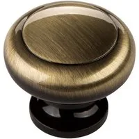 SO-TECH® Möbelknopf Knopfgriff K-03 Ø 32 mm, Küchenknopf Möbelknauf Knopf Knauf - incl. Schraube