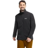 Jack Wolfskin Fleecejacke Taunus 200 Full Zip (warm, optimale Bewegungsfreiheit) schwarz Herren