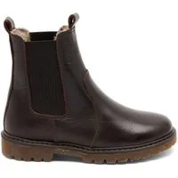Bisgaard Bisgaard Neel Lamb Dark Brown Chelseaboots
