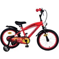Volare Kinderfahrrad 16 Zoll Kinder Jungen Fahrrad Rad Bike Disney Cars McQueen 21635-SAFW, 1 Gang, Stützräder