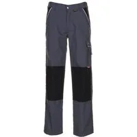 Planam Arbeitshose PLANAM Herren Bundhose CANVAS-320 Reflex CORDURA® Grau/Schwarz