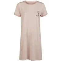 By Louise Nachthemd Damen Schlafshirt mit kurzem Arm (1-tlg) Baumwolle