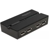 USB 2.0 Switch für 4 PC an 4 Geräte, USB-Switch