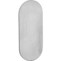 SO-TECH® Türbeschlag selbstklebende Edelstahl Tür-Rosetten mit 3M-VHB-Klebepad (1 St), Blindrosette oval 65x28x2mm satiniert