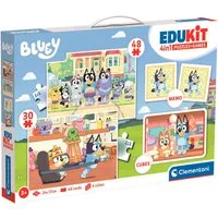 Clementoni® Puzzle Edukit, 4n1, Bluey, 78 Puzzleteile, Made in Europe