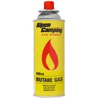 Alpen Camping Gaskartusche 227g Butan MSF-1a 400 ml für, 3 St.